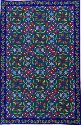 B 02 Beaute   d orient  fond bleu canard 